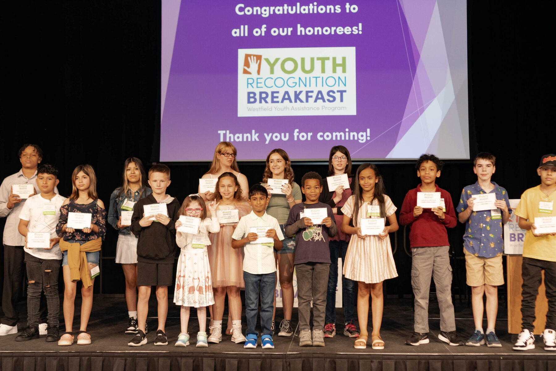 Westfield Youth Assistance Program Recognizes Outstanding Westfield Youth At 2024 Youth Recognition Breakfast